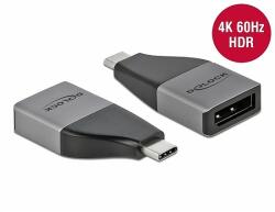 Delock USB Type-C adapter DisplayPort (DP Alt Mode) 4K 60 Hz kompakt kialakítású (64120)