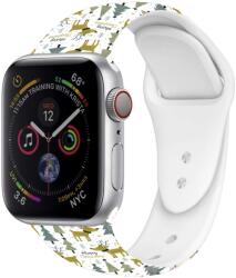Alphajack Apple Watch 4/5/6/7/8/9/SE (38/40/41mm) karácsonyi mintás óraszíj Alphajack (XMAS-9)
