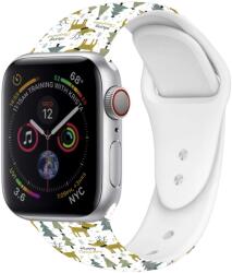 Alphajack Apple Watch 4/5/6/7/8/SE (38/40/41mm) karácsonyi mintás óraszíj Alphajack (XMAS-9)