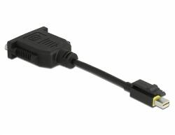 Delock Mini DisplayPort 1.1 DVI adapter retesszel záró funkcióval passzív (65979) - dellaprint