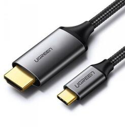 UGREEN 4K UHD 1, 5 m-es USB-C-HDMI kábel, fekete (50570)