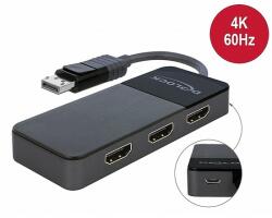 Delock DisplayPort 1.4 elosztó 1 x DisplayPort > 3 x HDMI MST (87770) - dellaprint