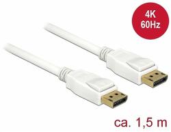 Delock Kábel Displayport 1.2 dugó > Displayport dugó 4K 60 Hz 1, 5 m (85509) - dellaprint