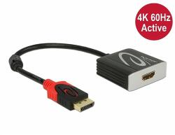 Delock Aktív DisplayPort 1.4 - HDMI átalakító 4K 60 Hz (HDR) (65207)