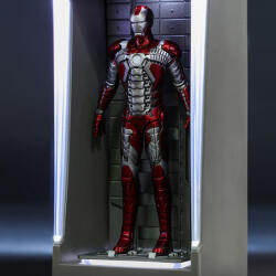 Hot Toys Marvel Miniature: Iron Man 3 (Mark 5 with Hall of Armor) Figura Játék (4895228601001)