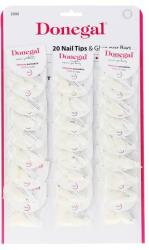 Donegal Set de unghii false - Donegal Nail Tips & Glue 24 x 20 buc