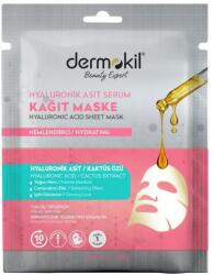 Dermokil Mască din țesătură cu ser și acid hialuronic - Dermokil Hyaluronic Acid Serum Sheet Mask 23 g