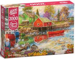 Cherry Pazzi Puzzle Cherry Pazzi din 2000 de piese - Casa de lângă râu (50088) Puzzle