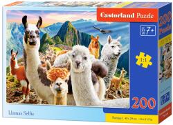 Castorland Puzzle Castorland din 200 de piese - Llama Selfie (B-222193) Puzzle