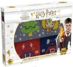 Winning Moves Puzzle Winning Moves din 1000 de piese - Harry Potter și Crăciunul în lumea fermecată (WM01534)
