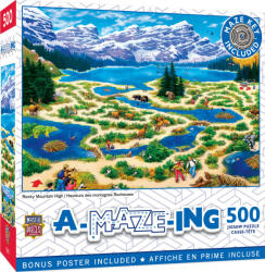 Masterpieces Puzzle Master Pieces din 500 de piese - Vedere la Rocky Mountain (32268)
