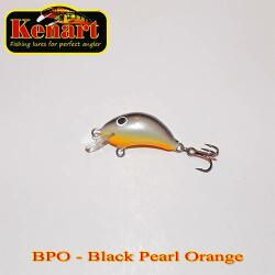 Kenart Vobler KENART Hunter Sinking, 2cm/2gr, BPO, Black Pearl Orange (HU2S-BPO)