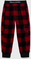 Abercrombie & Fitch pantaloni de pijama copii culoarea rosu, modelator 9BYY-BIB065_33X