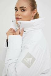 adidas Performance geaca de puf femei, culoarea alb, de iarna 9BYY-KUD11Z_00X