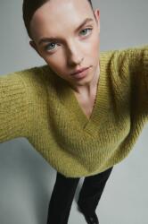 MEDICINE pulover femei, culoarea galben, ZBYY-SWD811_18M
