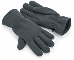 Beechfield Mănuși de fleece din poliester reciclat - Gri oțel | S/M (B298R-1000322787)