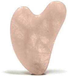 Phoenix Import Phoenix Gua Sha masszázskő 8 cm - féldrágakövek Anyag: Rózsakvarc (9523)