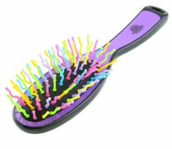 Global Fashion Perie pentru descurcarea părului, cu peri ondulați, 7081 - negru/multicolor