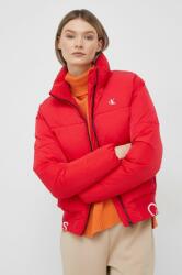 Calvin Klein Jeans rövid kabát női, piros, téli - piros XS