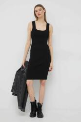 Calvin Klein ruha fekete, midi, testhezálló - fekete S