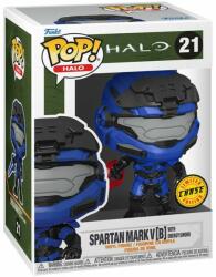 Funko POP! Games: Halo Infinite Spartan Mark V blue energy sword figura (chase) #21 (FU59336-CH)