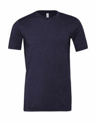 Bella Canvas Uniszex rövid ujjú póló Bella Canvas Unisex Heather CVC Short Sleeve Tee L, Heather Midnight Sötétkék (navy)