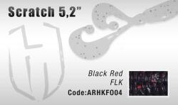 Herakles Grub HERAKLES Scratch 13cm, culoare Black/Red Flake, 7buc/plic (ARHKFO04)