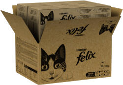 FELIX Felix Megapack Classic Pliculețe 80 x 85 g - Amestec de pește (4 sortimente)