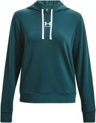 Under Armour Női funkcionális cipzár nélküli pulcsi Under Armour RIVAL TERRY HOODIE W zöld 1369855-716 - S