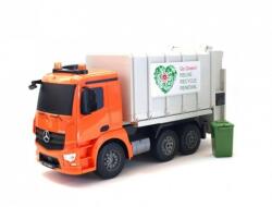 DOUBLE E Mercedes Arocs távirányítós Kukásautó 2.4GHz - miniverda