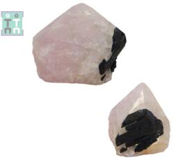 Obelisc Cuart Roz Mineral Natural 2 Varfuri - 78-90 x 21-24 x 20-24 mm - 1 Buc