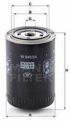 Mann-filter Filtru ulei MANN-FILTER W 940/24 - automobilus