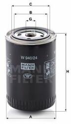 Mann-filter Filtru ulei MANN-FILTER W 940/24 (W 940/24) - automobilus