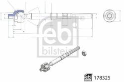 Febi Bilstein Bieleta de directie FEBI BILSTEIN 178325 (178325)
