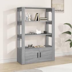 vidaXL Servantă, gri sonoma, 80x30x119, 5 cm, lemn prelucrat (819474) Comoda