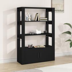 vidaXL Servantă, negru, 80x30x119, 5 cm, lemn prelucrat (819469) Comoda