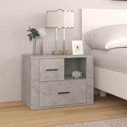 vidaXL Noptieră, gri beton, 60x36x45 cm, lemn prelucrat (816740)