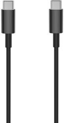 Setty USB-C/USB-C töltőkábel, 3A, 1m, fekete