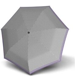Derby világosszürke / csillagos félautomata esernyő 7202165ps
