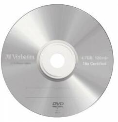 Verbatim DVD-R, 4, 7 GB, 16x, capac AZO, în cutie
