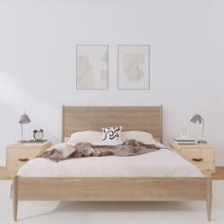 vidaXL Noptiere, 2 buc. , 40x34x35 cm, lemn masiv de pin (818286)