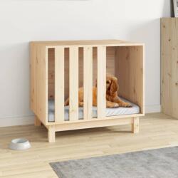 vidaXL Casă pentru câini, 70x50x62 cm, lemn masiv de pin (822481)