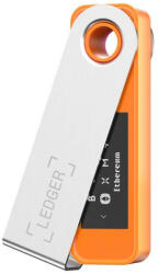 Ledger Nano S Plus orange - Crypto hardveres pénztárca - Védd meg a kriptopénzed, NFT-idet és tokeneidet!