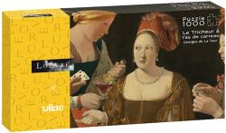 Vilac Puzzle Vilac din 1000 de piese - Asul diamantelor Trickster, Georges De La Tour (9502)