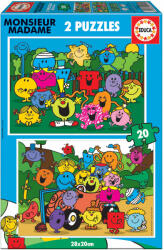 Educa Puzzle pentru copii Educa din 2 x 20 de piese - Oamenii (EDU19401) Puzzle