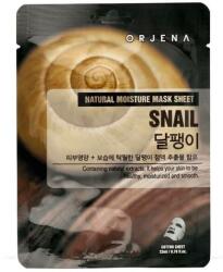 Orjena Mască de țesătură cu mucină de melc - Orjena Natural Moisture Snail Mask Sheet 23 ml