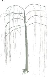  Pom decorativ cu leduri, Flippy, tip salcie, 234 Led, 1.5 M (111729)