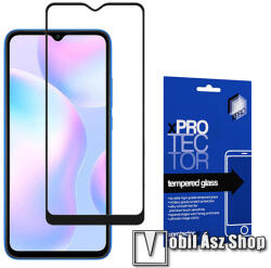 XPRO Xiaomi Redmi 9, Redmi 9 Prime, Xpro üvegfólia, 9H, 0, 33mmm, Full glue, Full cover, Fekete