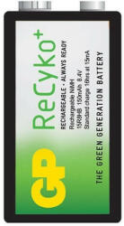 GP Batteries GP Recyko NiMH 9V 200mAh (8, 4V) (20R8H)