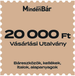  MindenAmiBár vásárlási utalvány 20.000Ft értékben